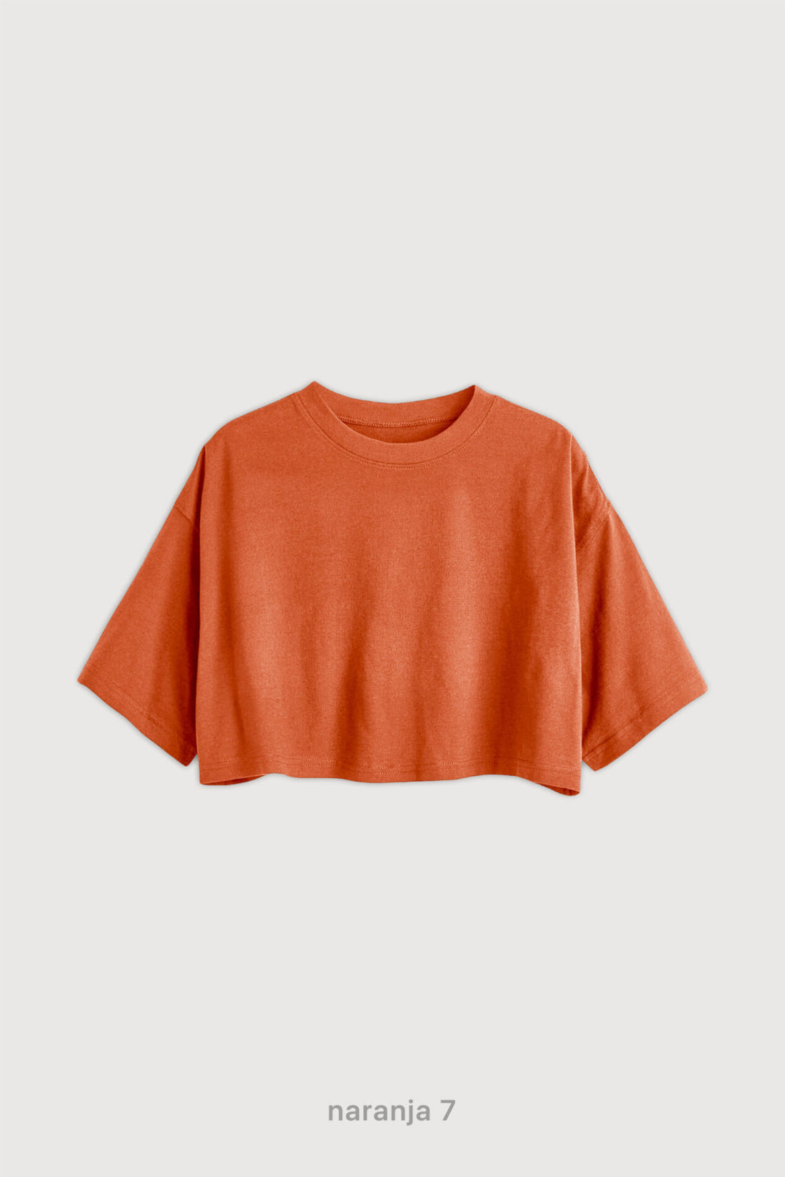 Remera Crop - Naranja 7