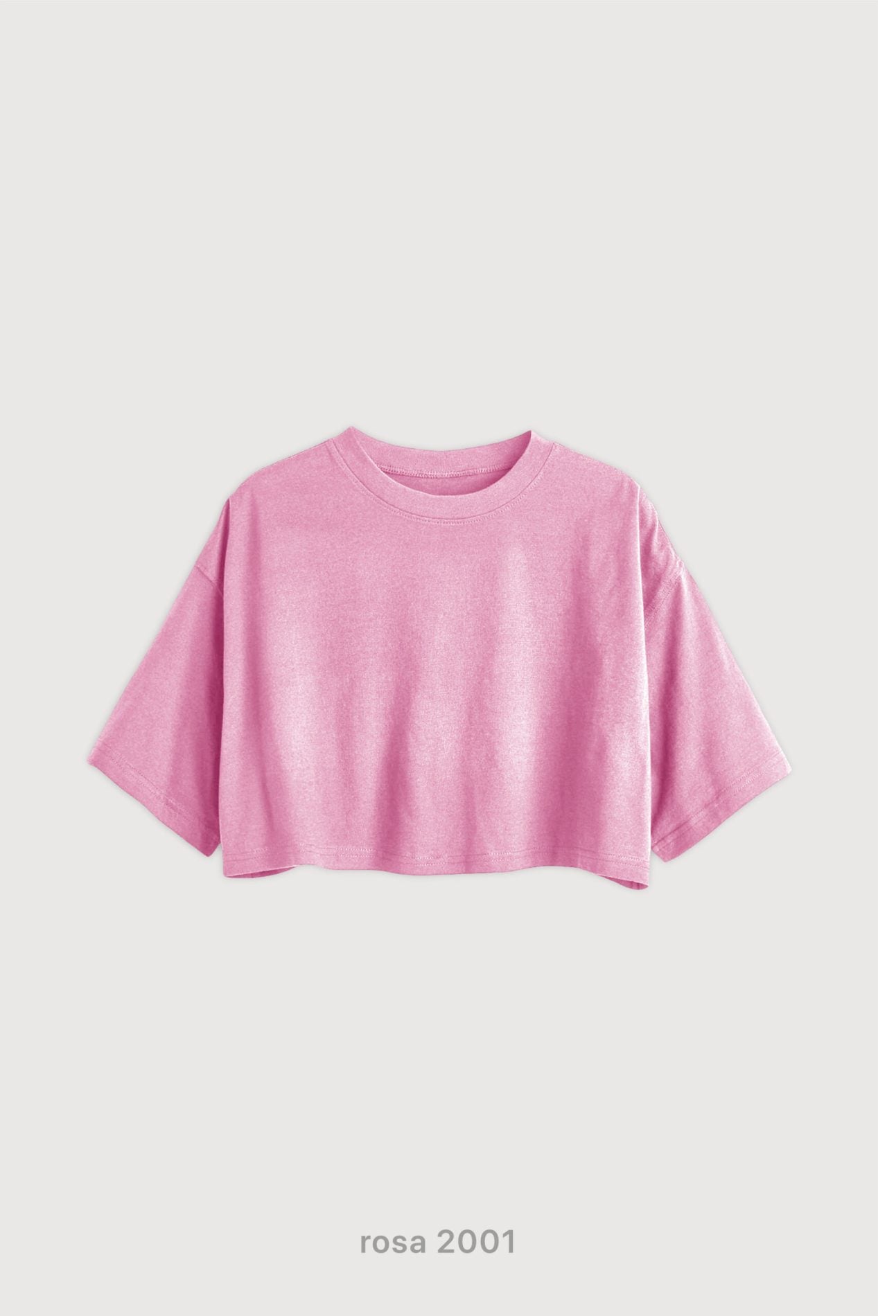 Remera Crop - Rosa 2001