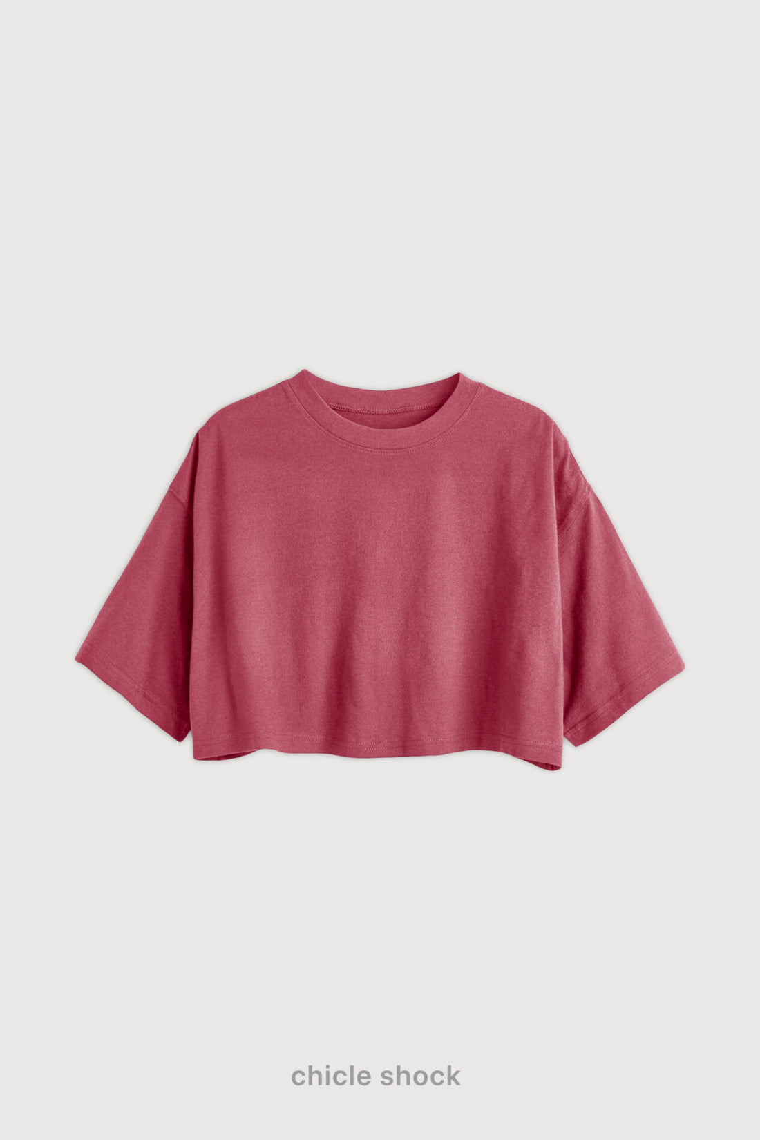 Remera Crop - Chicle Shock