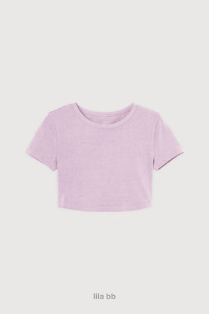 Remera Crop Top - Lila Bb