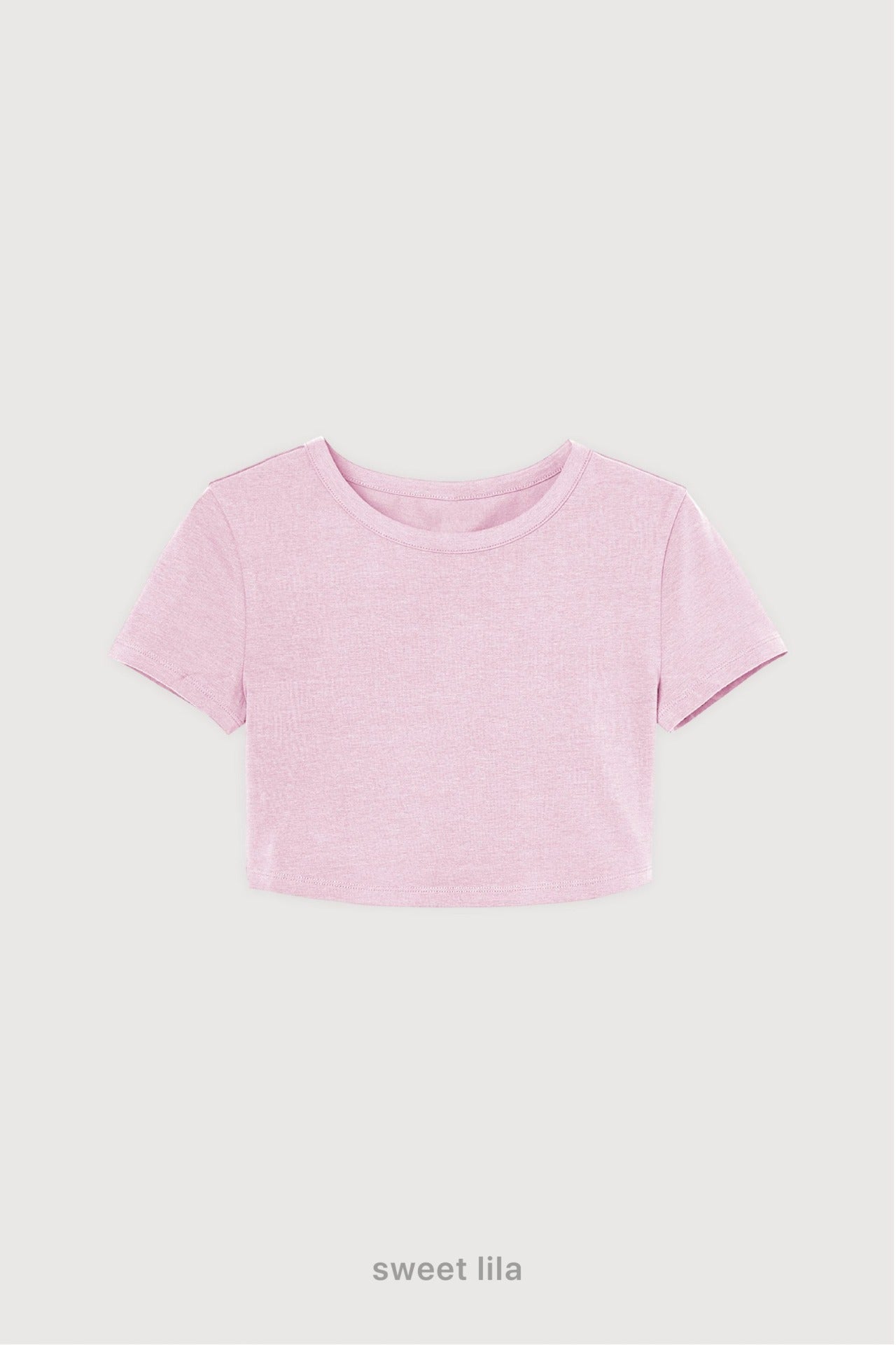 Remera Crop Top - Sweet Lila