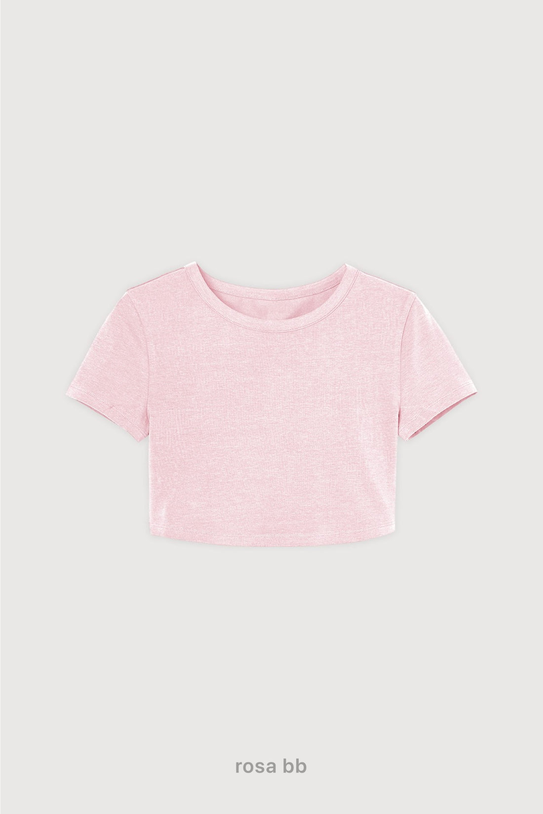 Remera Crop Top - Rosa Bb