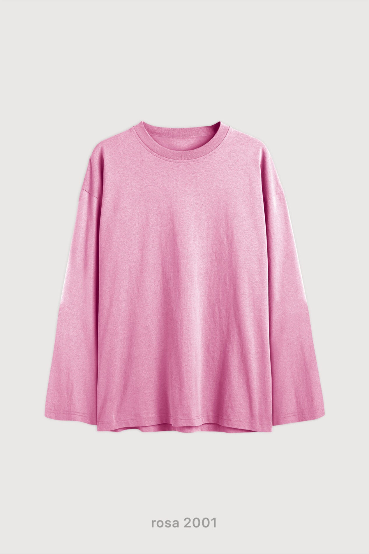 Remera Manga Larga Oversize - Rosa 2001