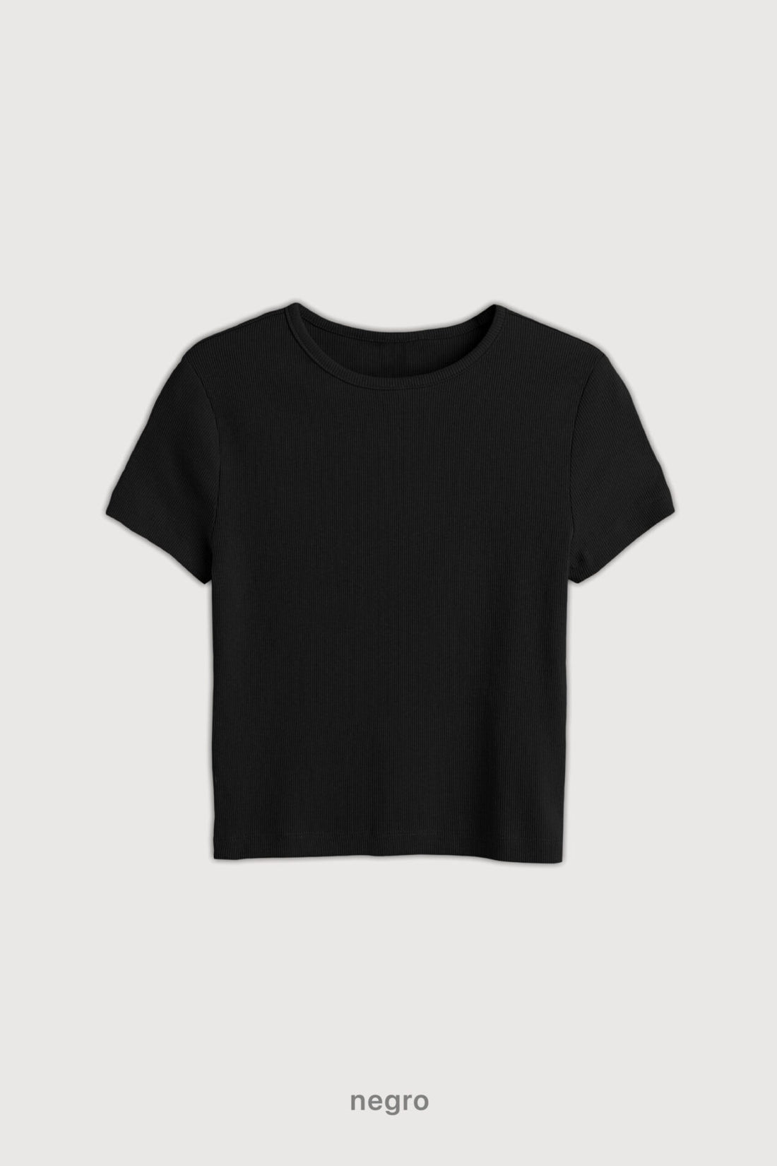 Remera Ribb Midi - Negro