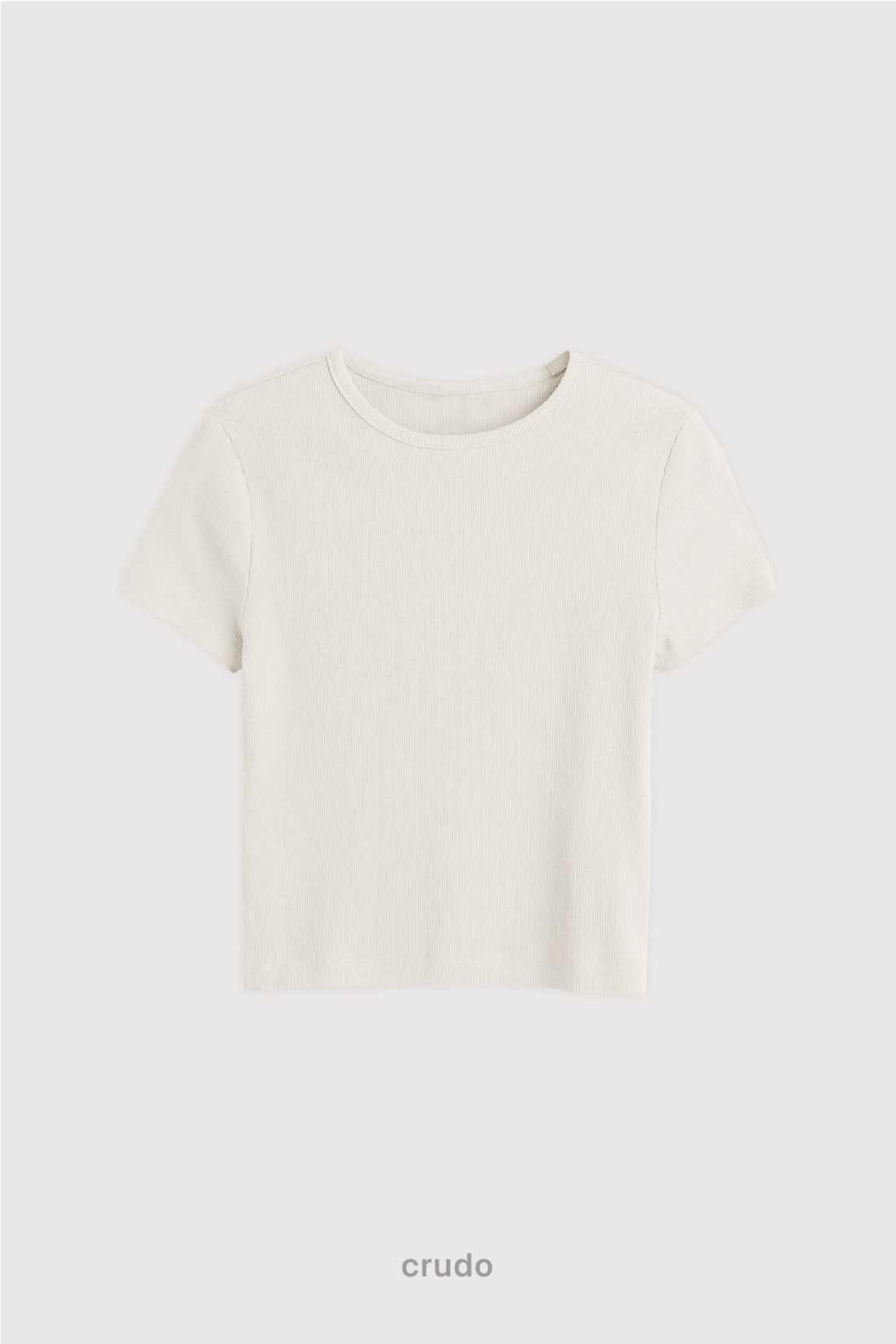 Remera Ribb Midi - Crudo