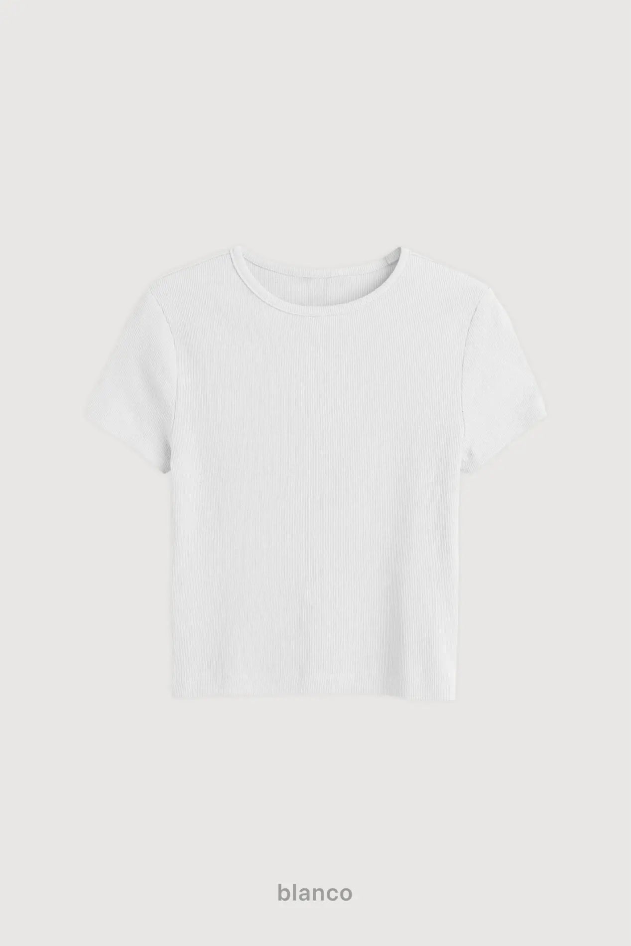 Remera Ribb Midi - Blanco