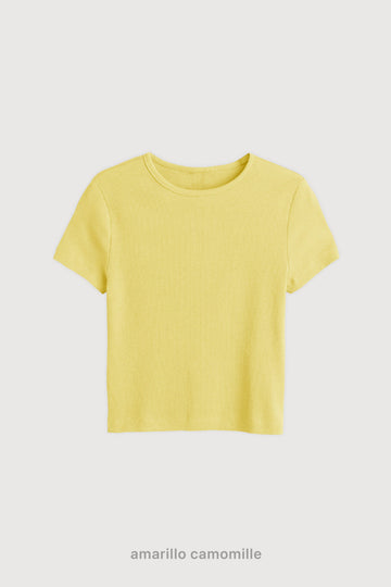 Remera Ribb Midi - Amarillo Camomille