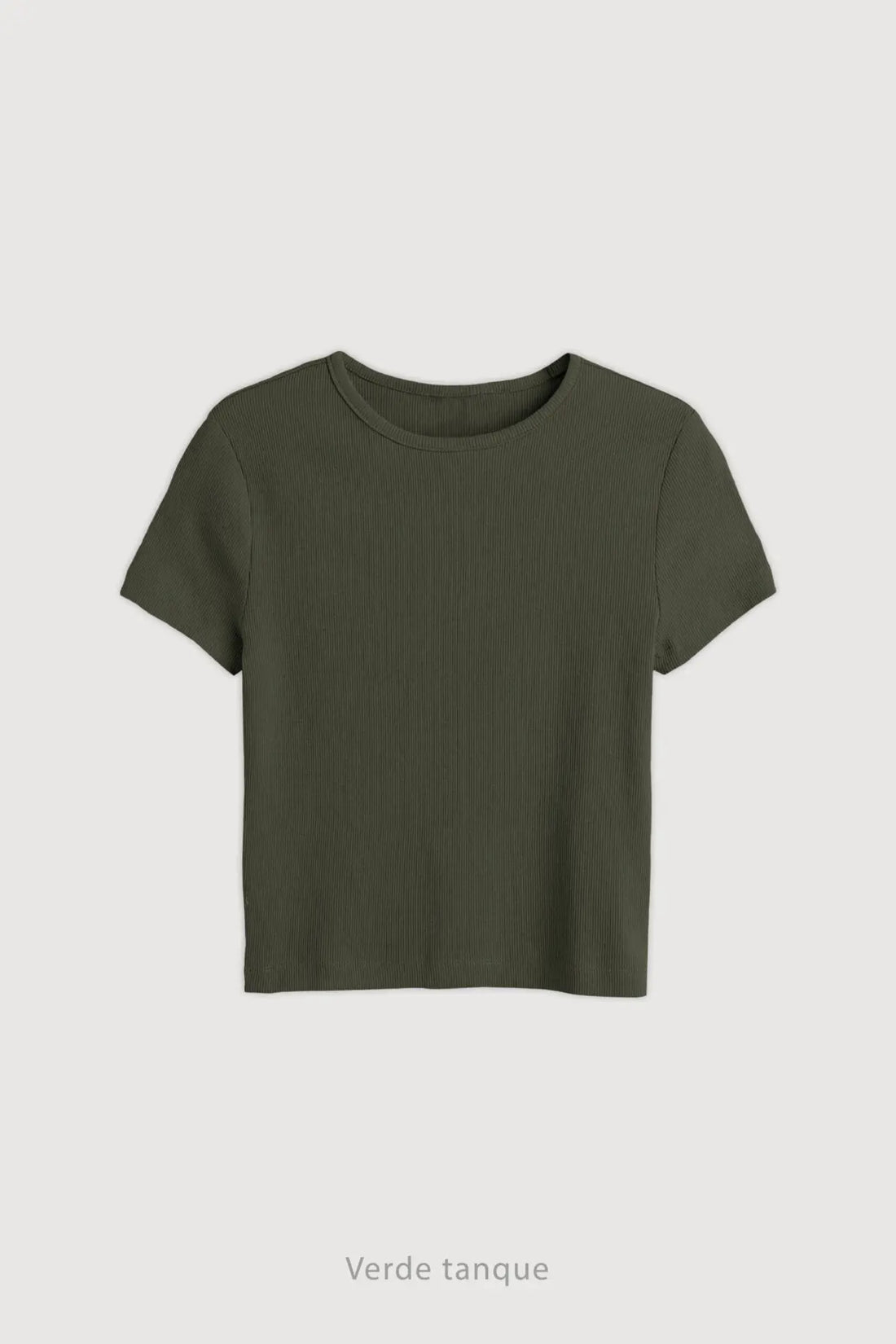 Remera Ribb Midi - Verde Tanque