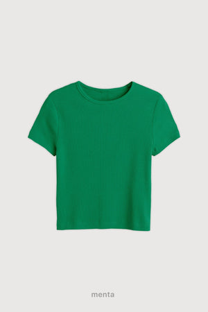 Remera Ribb Midi - Menta