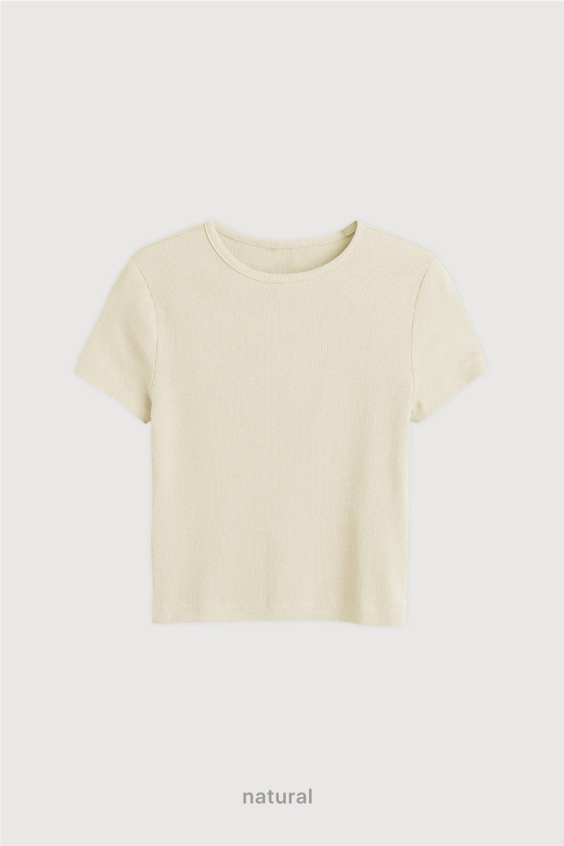 Remera Ribb Midi - Natural