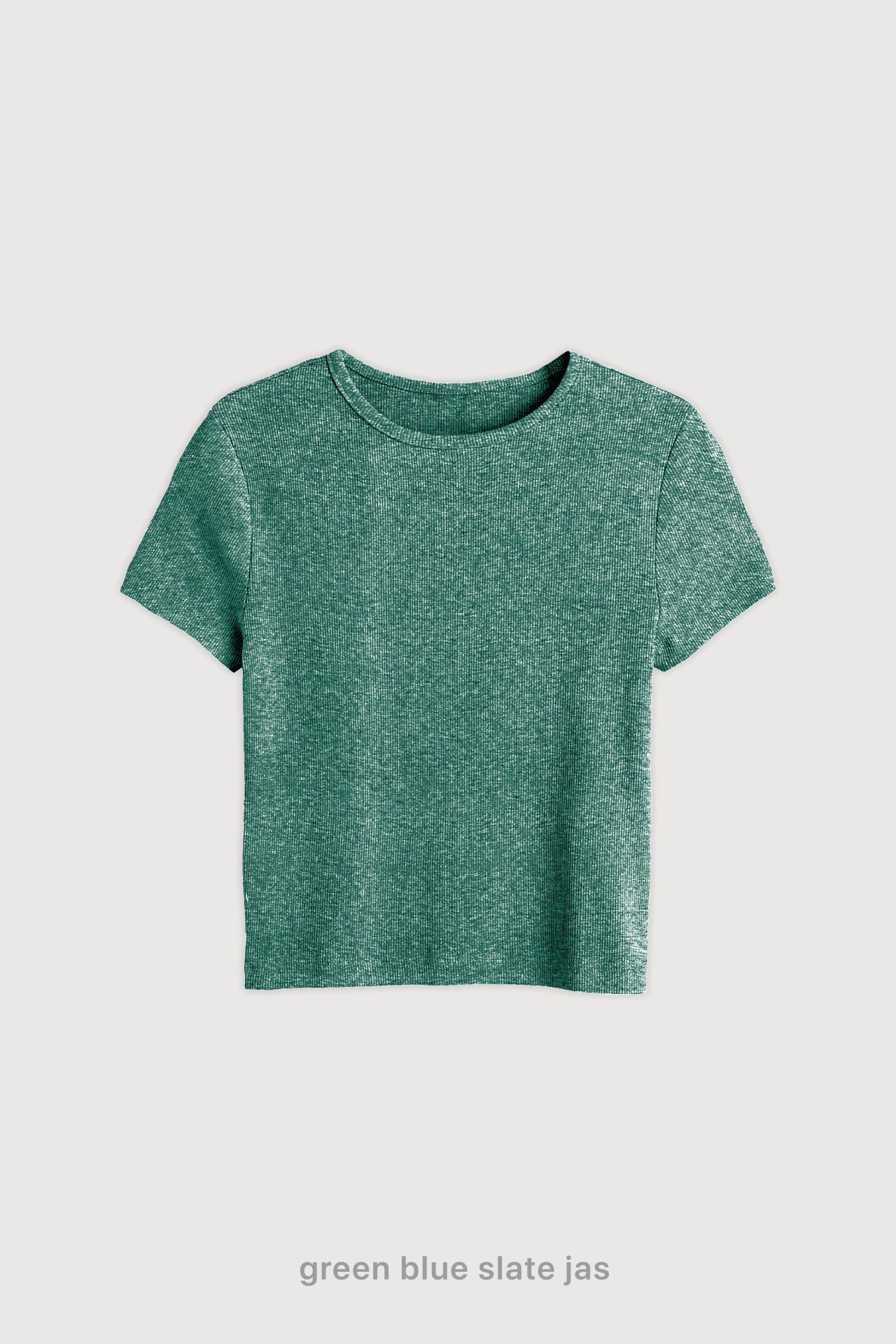 Remera Ribb Midi - Green Blue Slate Jas