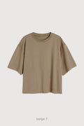 Remera Boxy Fit - Beige 7