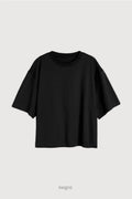 Remera Boxy Fit - Negro