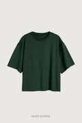 Remera Boxy Fit - Verde Botella