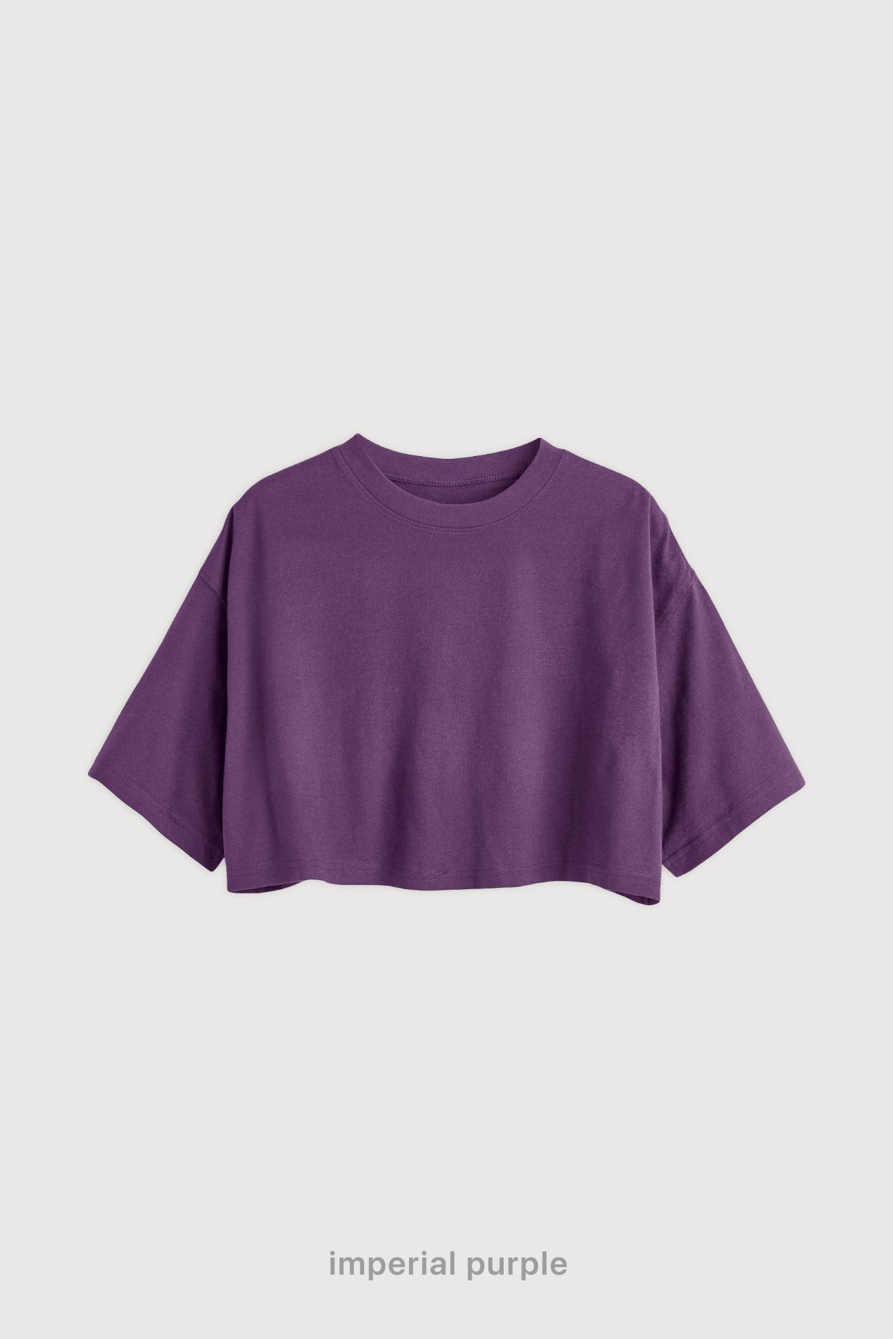 Remera Crop - Imperial Purple