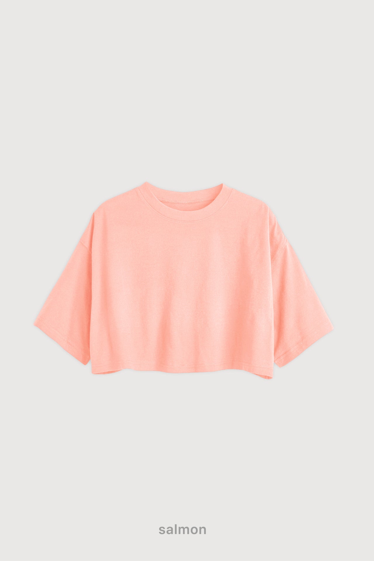 Remera Crop - Salmon