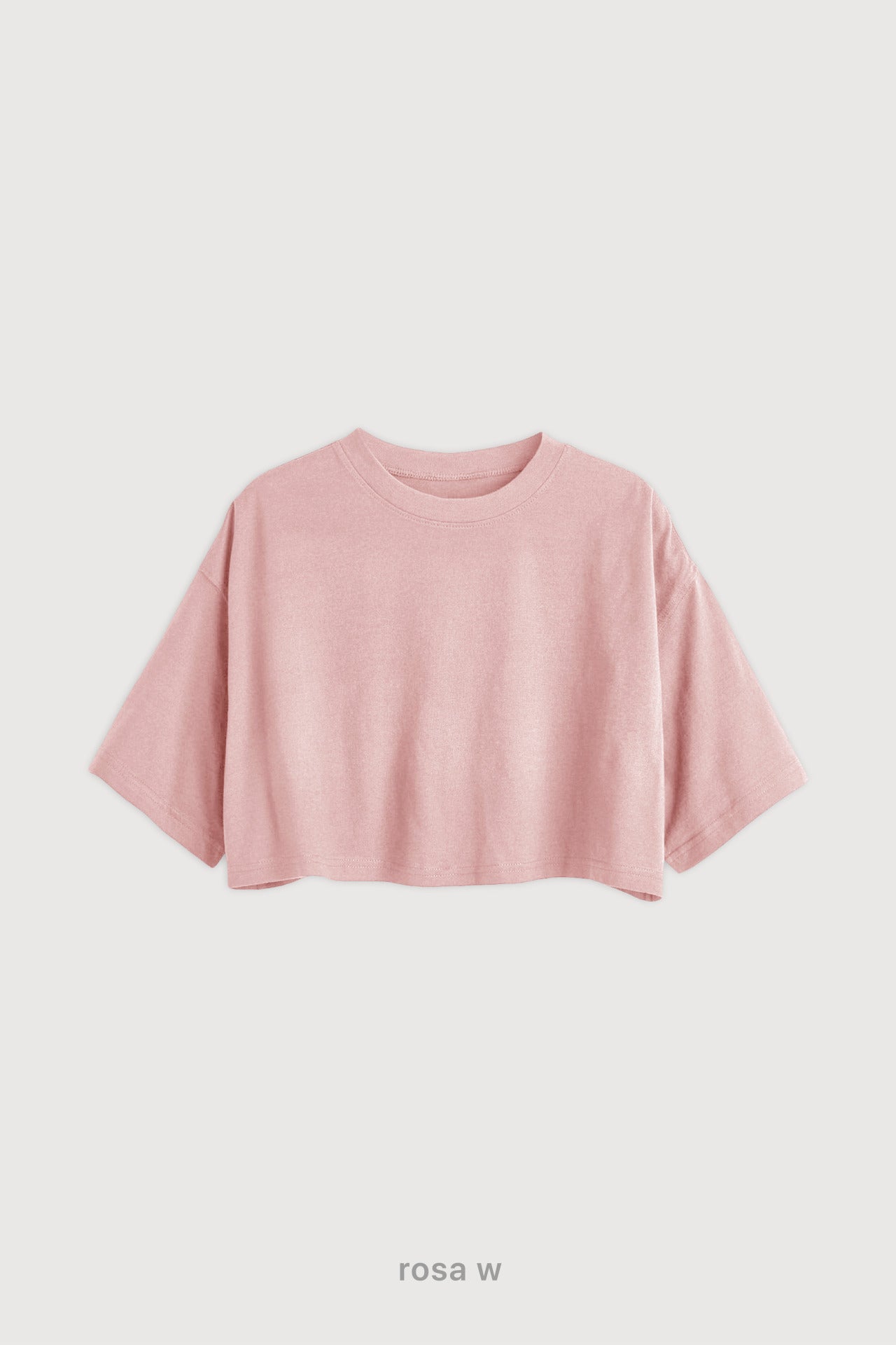 Remera Crop - Rosa W