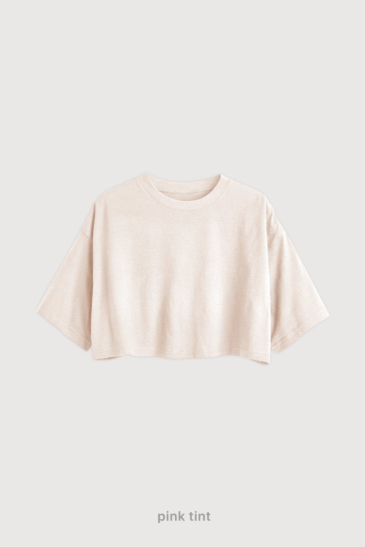 Remera Crop - Pink Tint