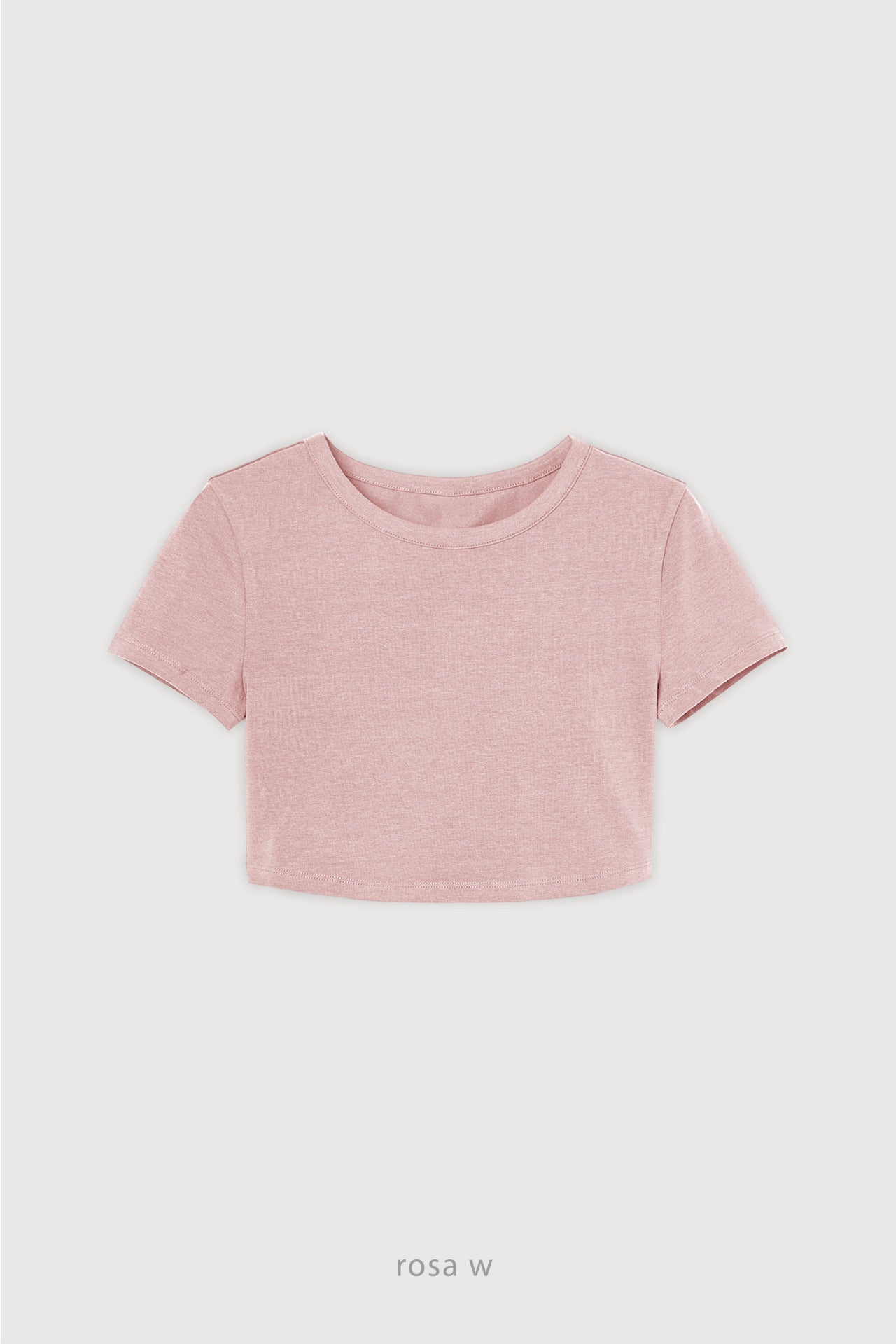 Remera Crop Top - Rosa W