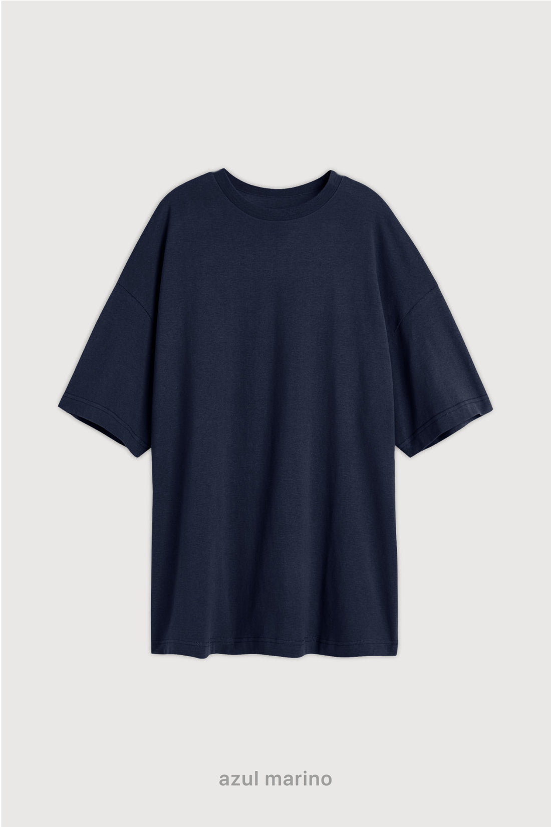 Remera Oversize - Azul Marino