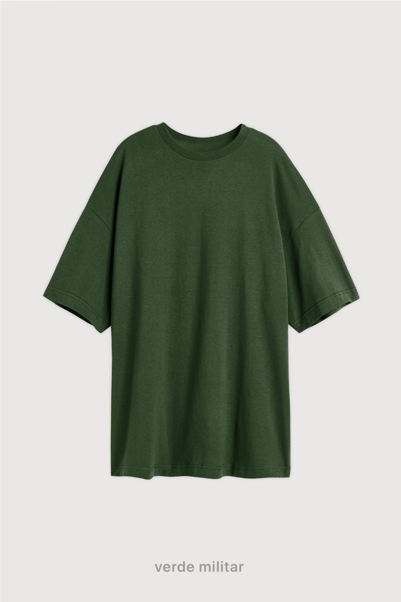 Remera Oversize - Verde Militar