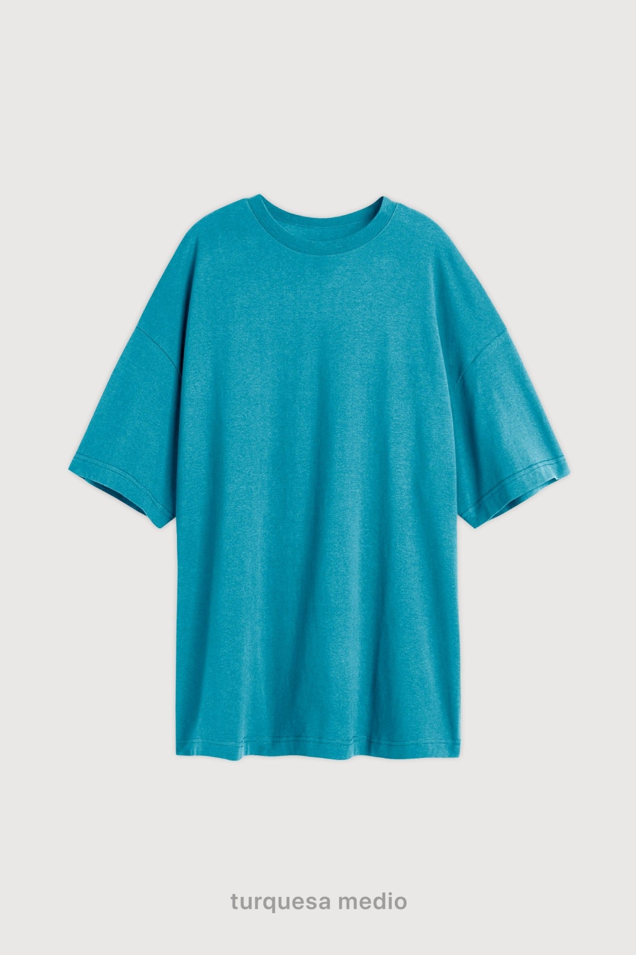 Remera Oversize - Turquesa