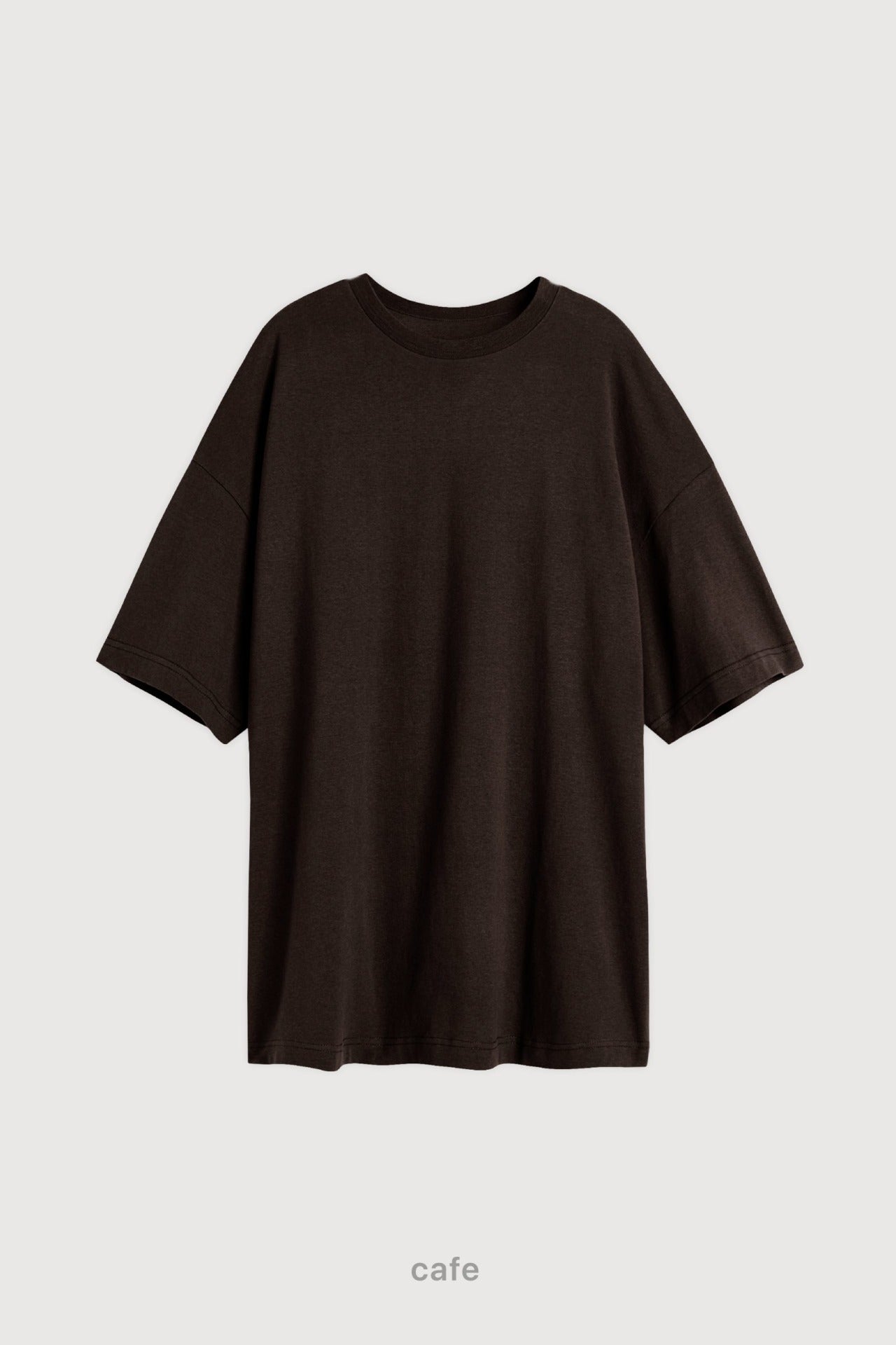 Remera Oversize - Cafe