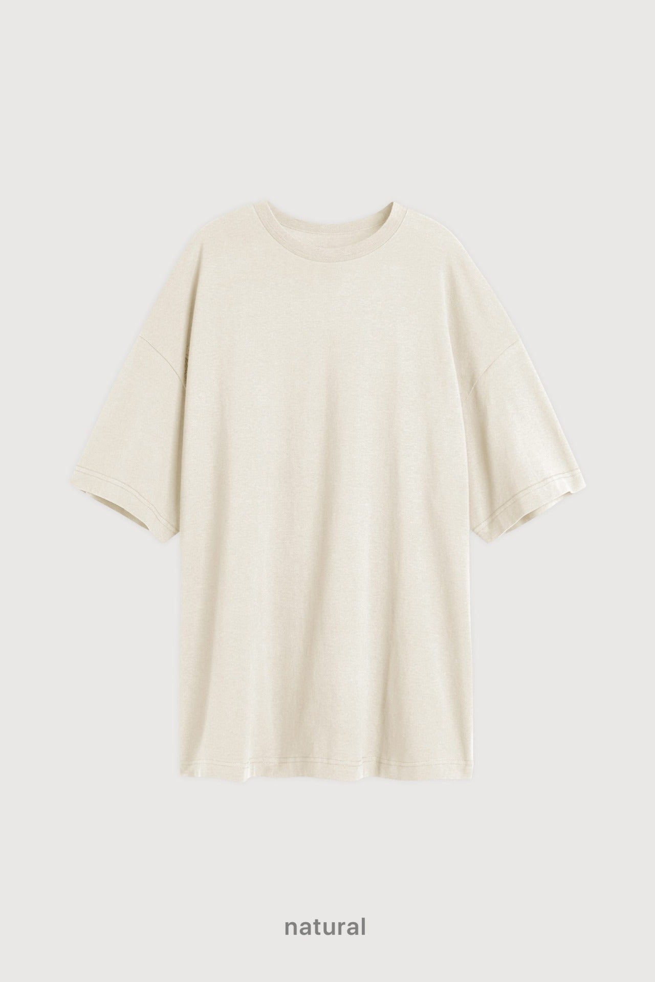 Remera Oversize - Natural