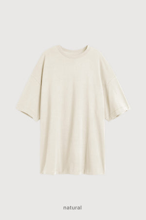 Remera Oversize - Natural