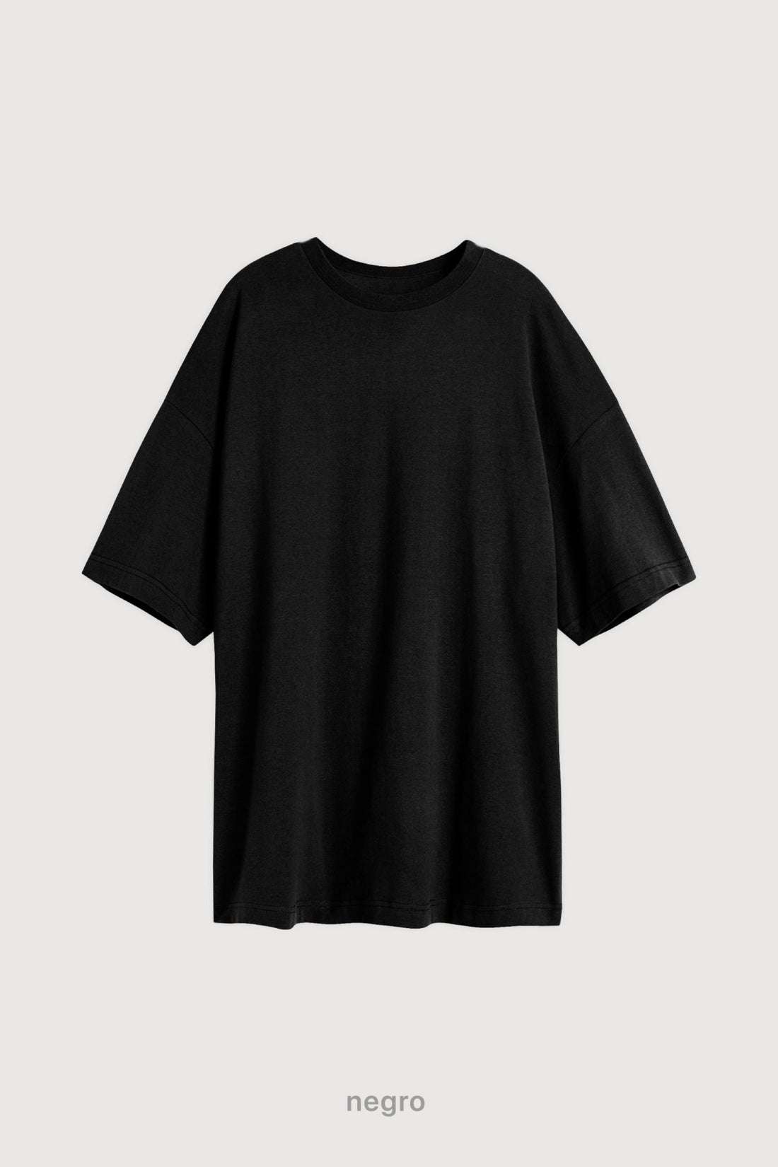 Remera Oversize - Negro