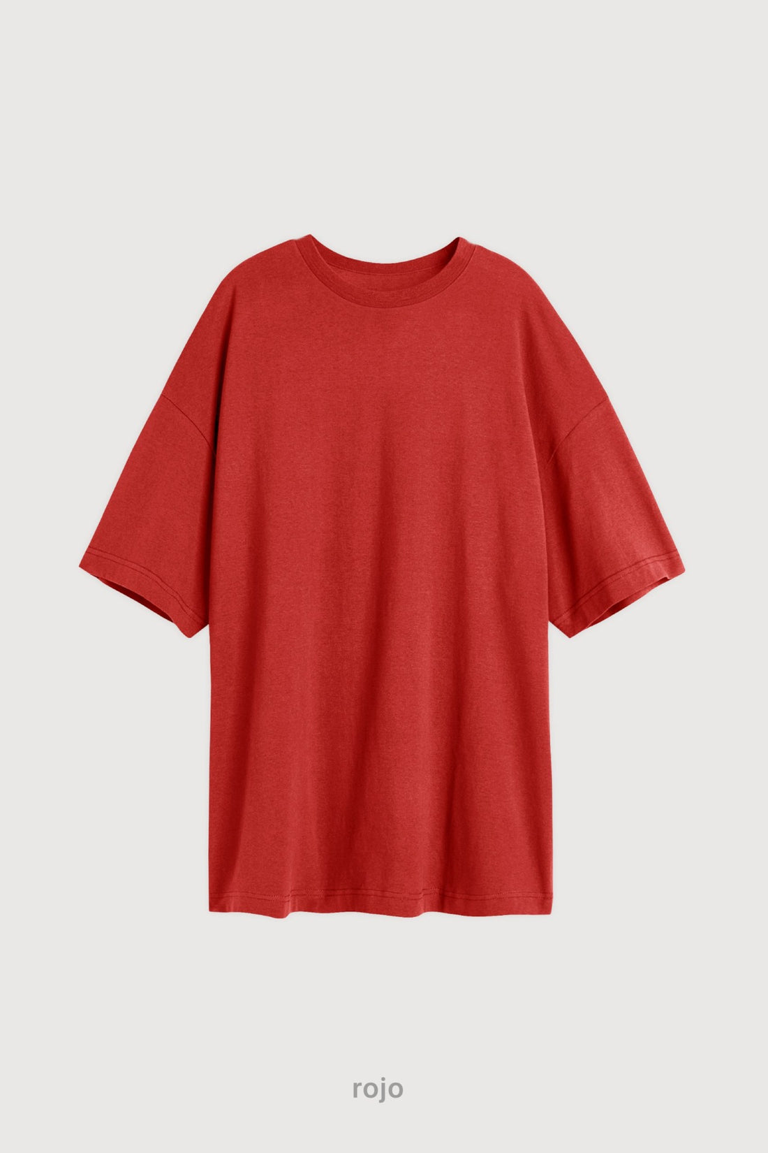 Remera Oversize - Rojo