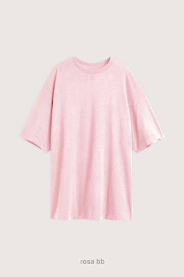 Remera Oversize - Rosa Bb