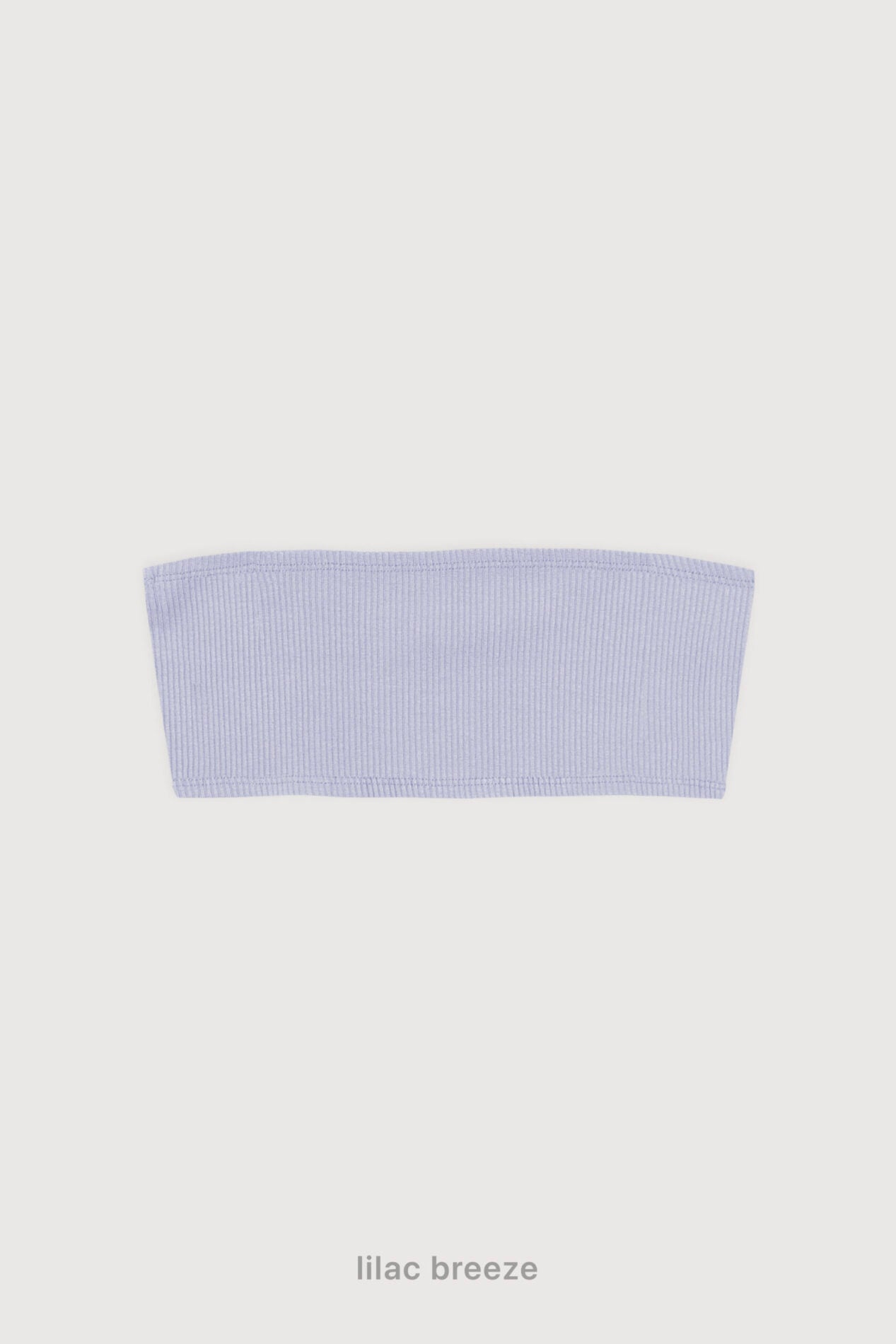 Top Ribb Bando - Lilac Breeze