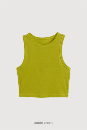 Top Ribb Basic - Apple Green