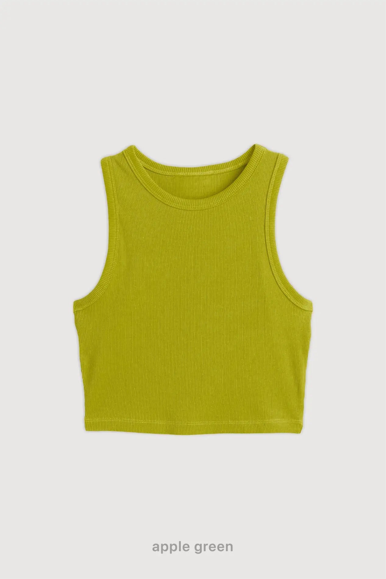 Top Ribb Basic - Apple Green