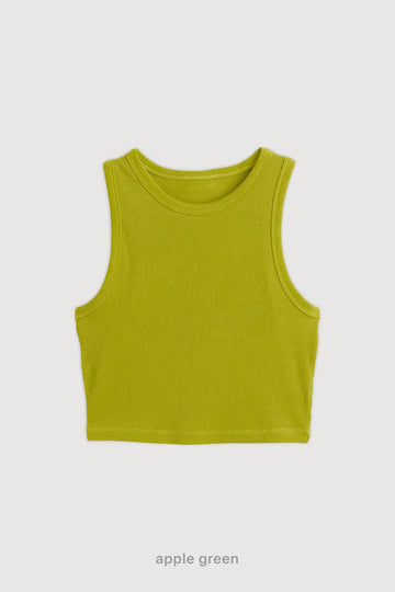 Top Ribb Basic - Apple Green