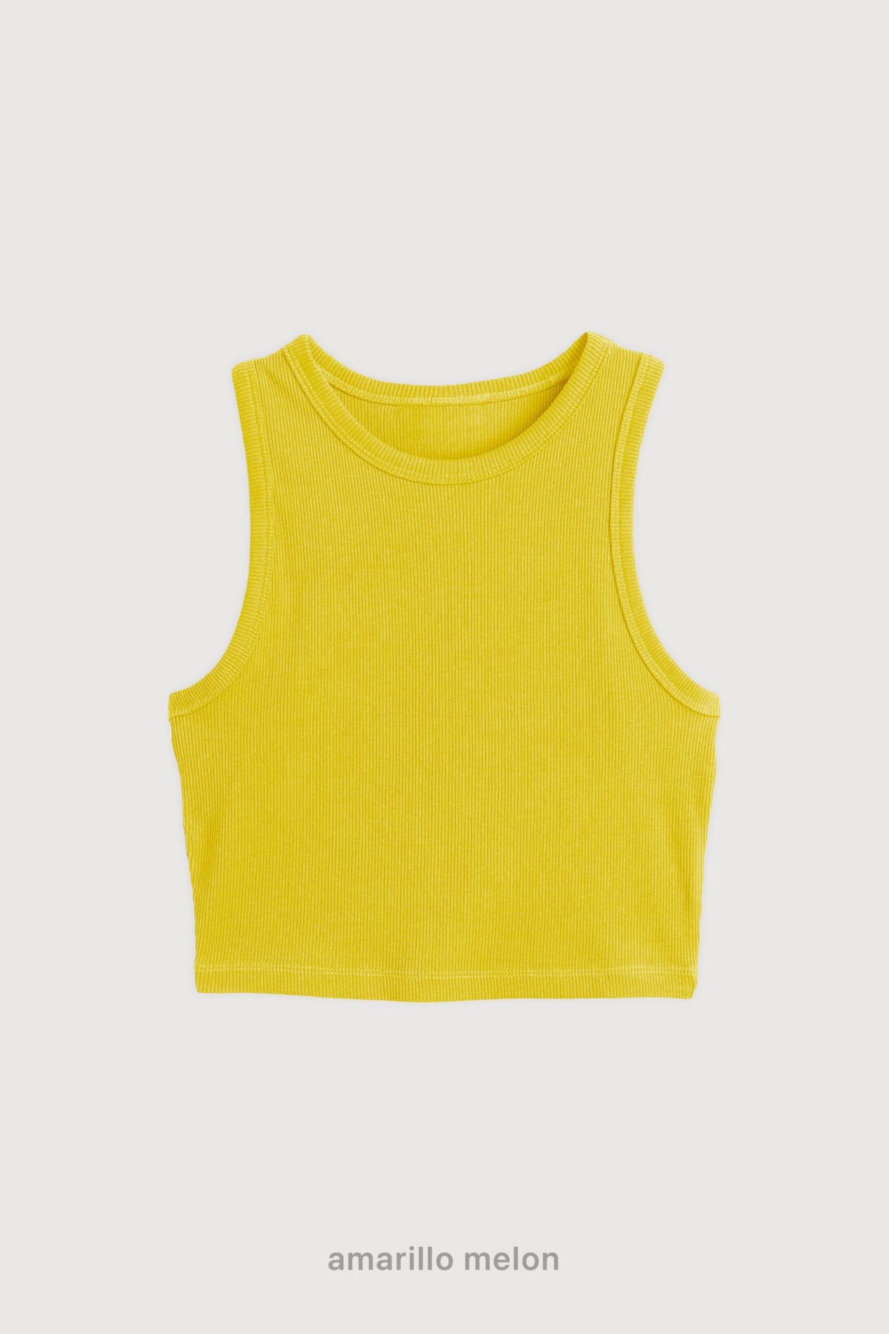 Top Ribb Basic - Amarillo Melon