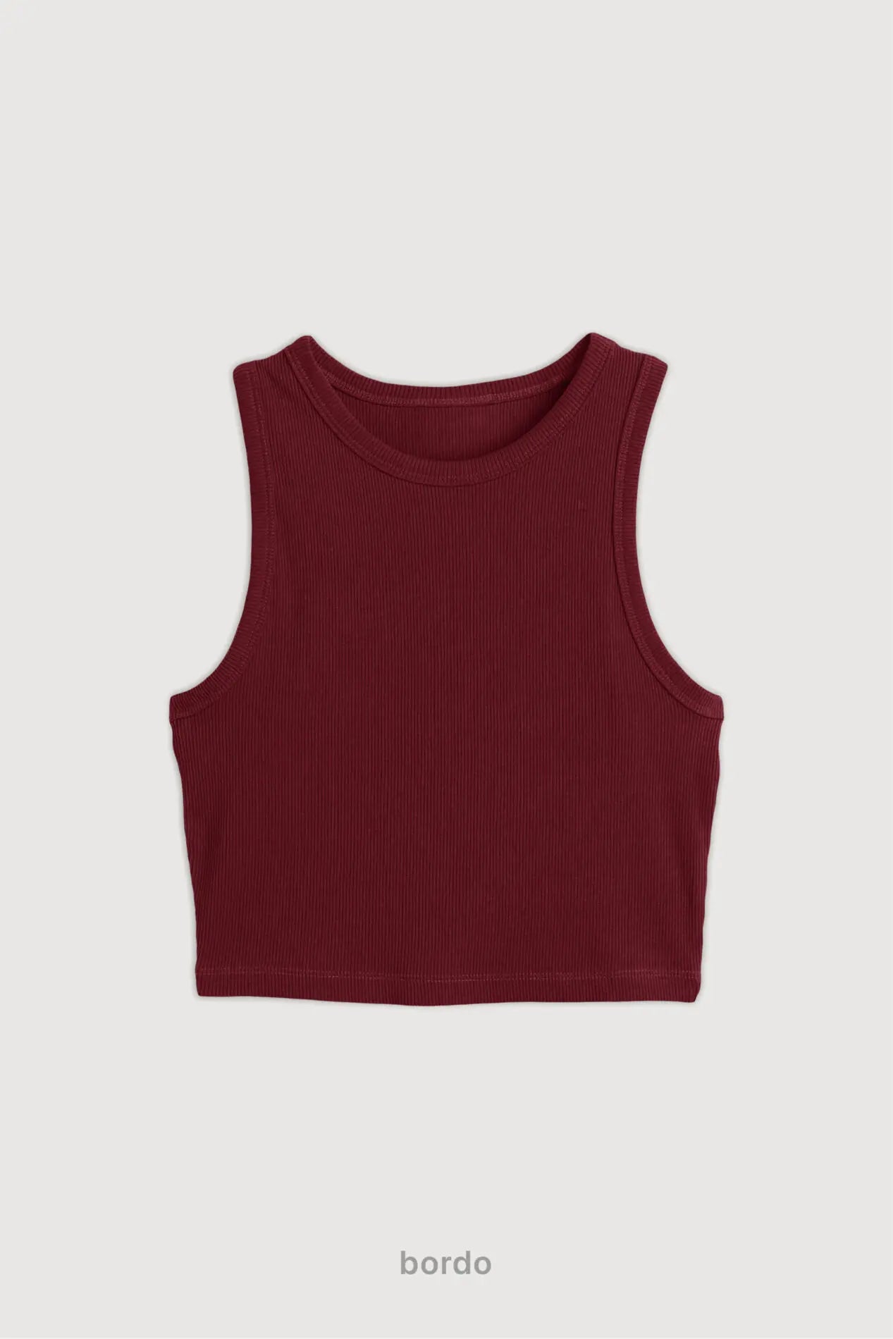 Top Ribb Basic - Bordo