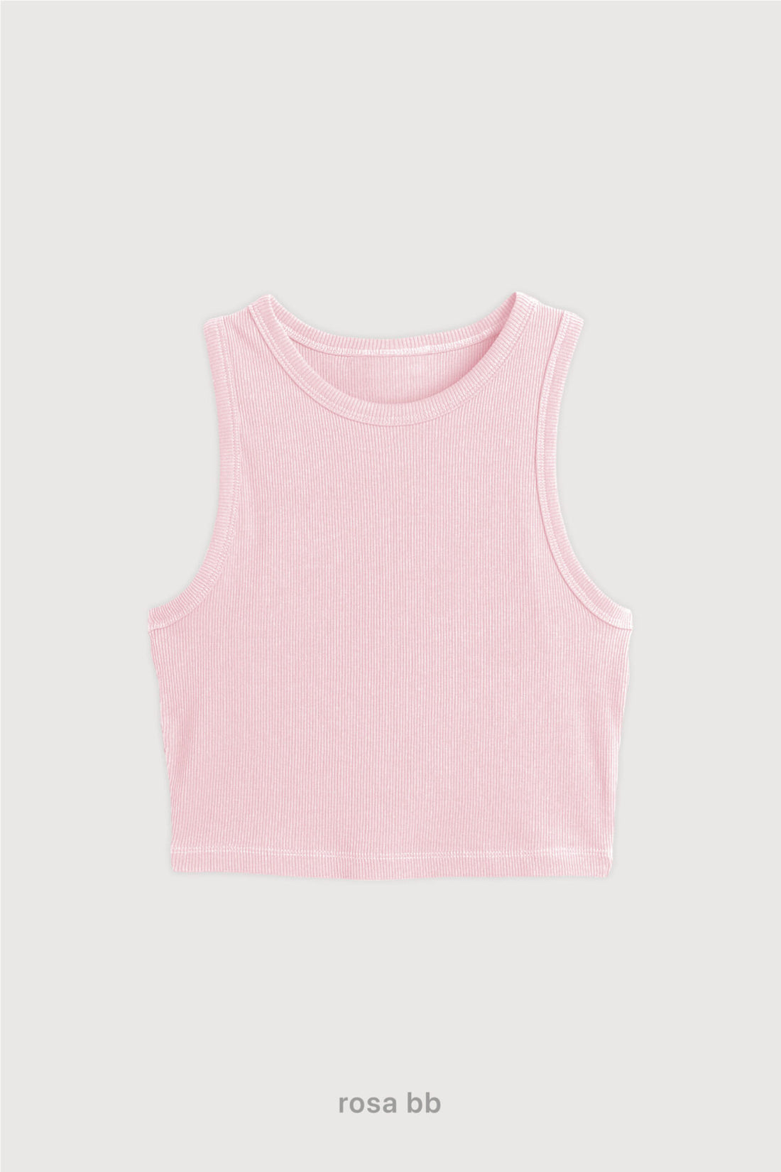 Top Ribb Basic - Rosa Bb