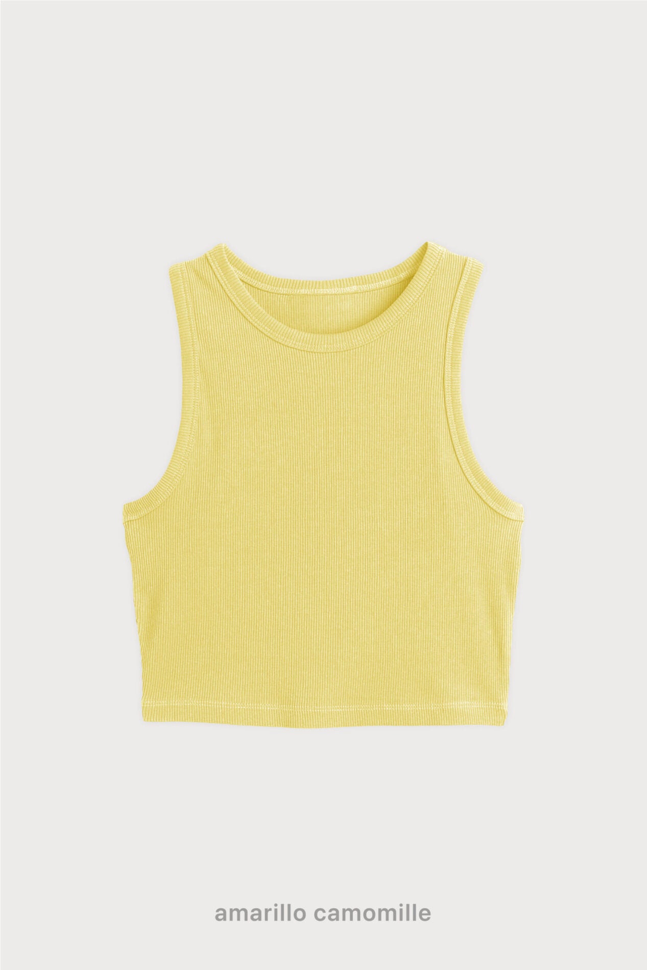 Top Ribb Basic - Amarillo Camomille