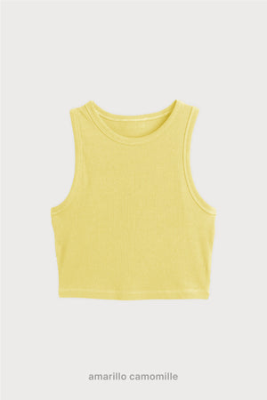 Top Ribb Basic - Amarillo Camomille