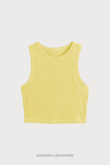 Top Ribb Basic - Amarillo Camomille