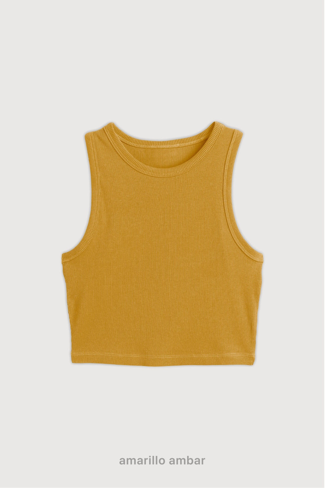 Top Ribb Basic - Amarillo Ambar