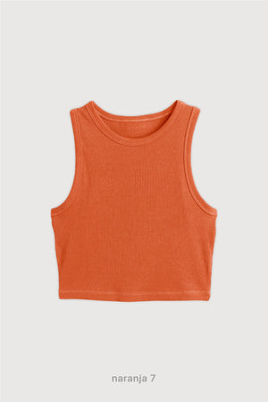 Top Ribb Basic - Naranja 7