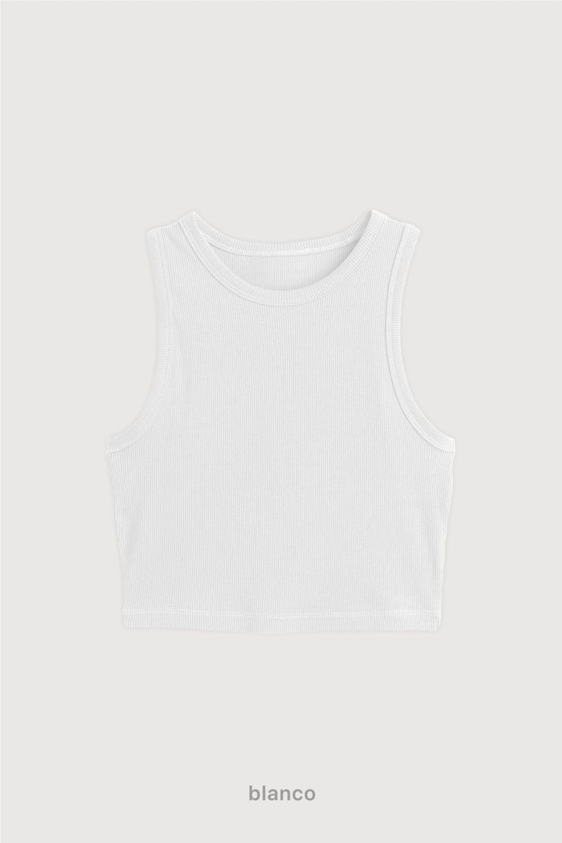 Top Ribb Basic - Blanco