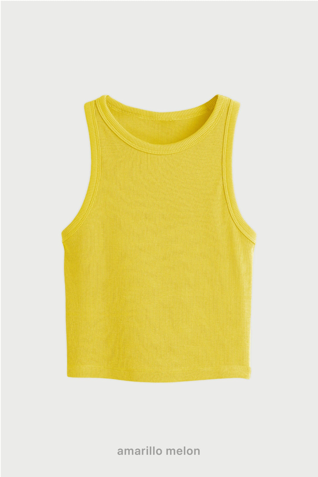 Top Ribb Midi - Amarillo Melon