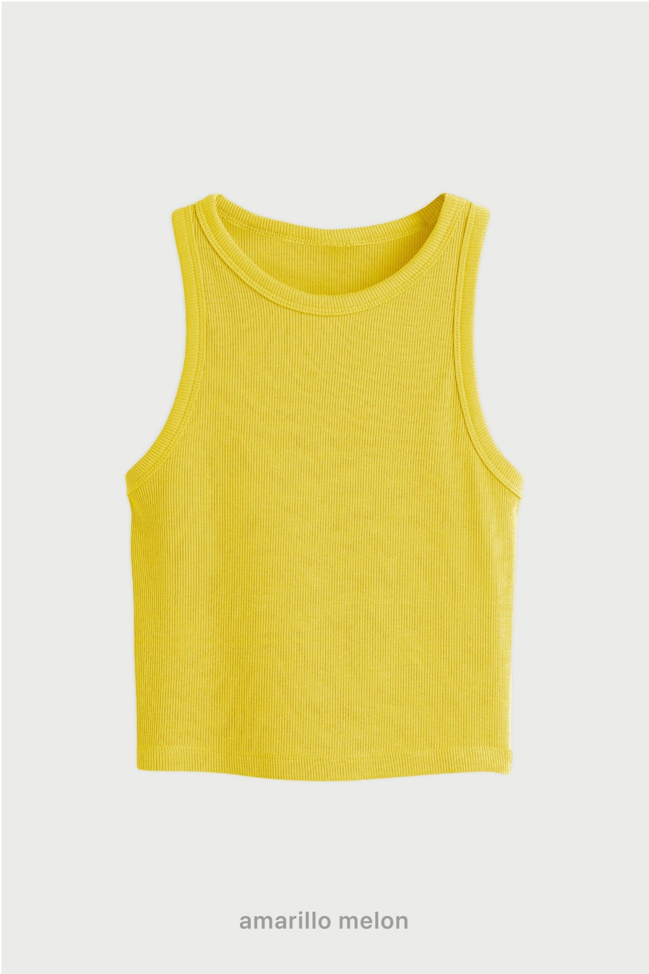 Top Ribb Midi - Amarillo Melon