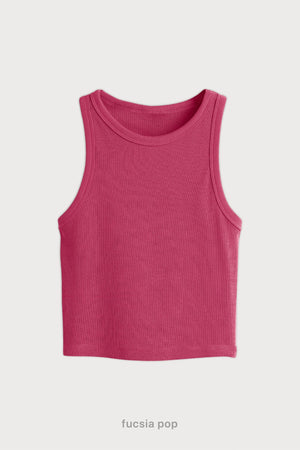 Top Ribb Midi - Fucsia Pop