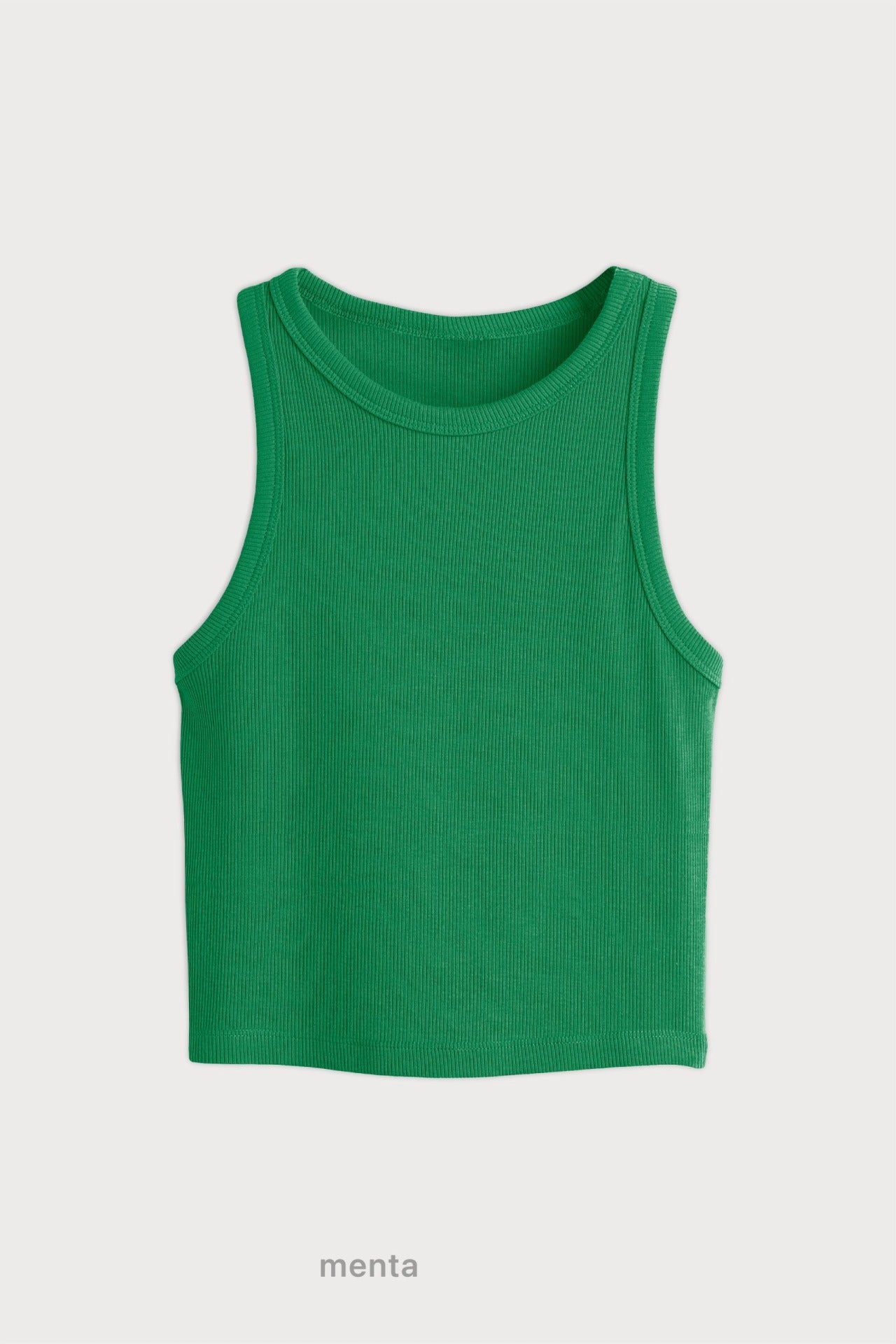 Top Ribb Midi - Menta