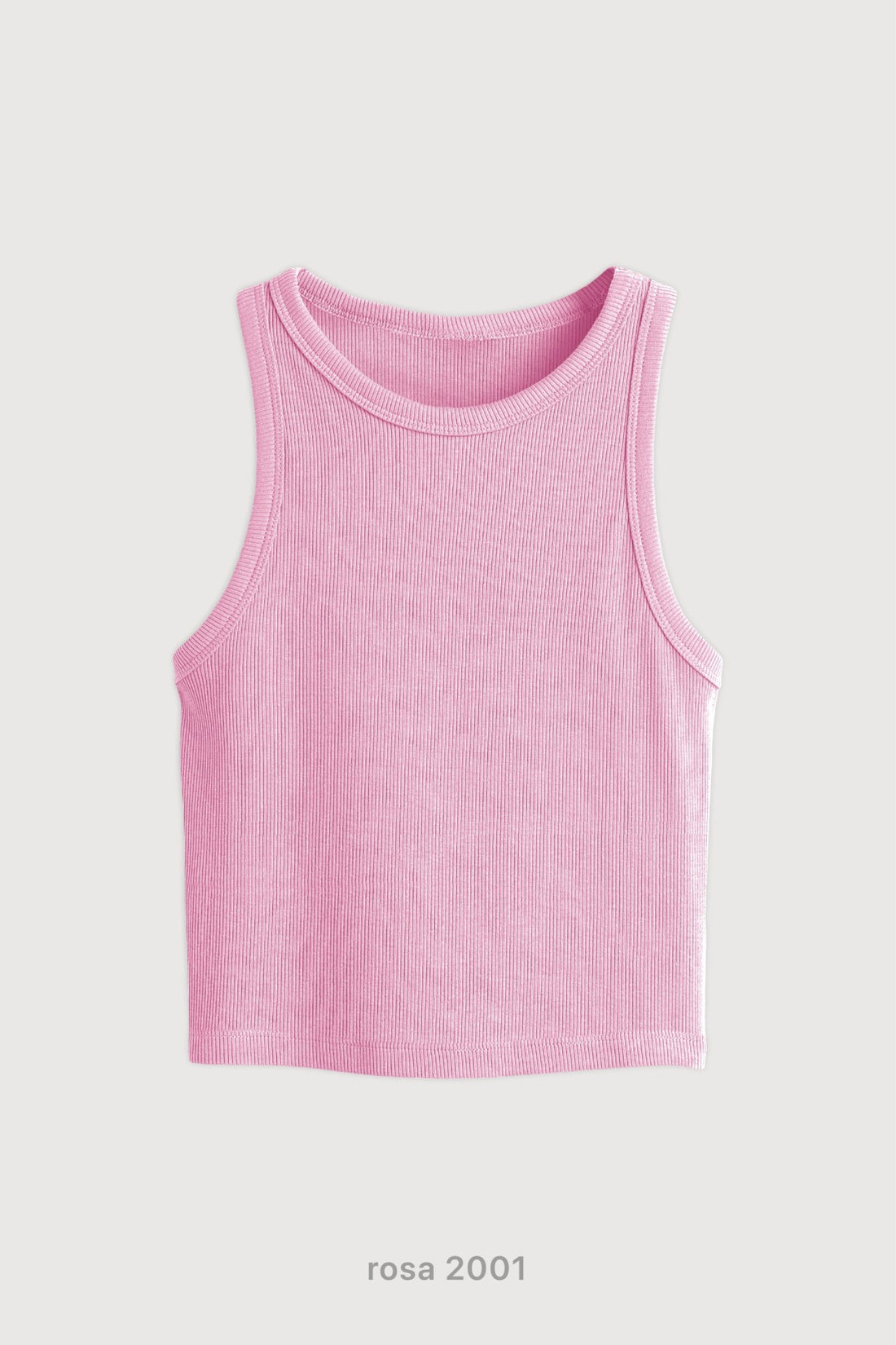 Top Ribb Midi - Rosa 2001